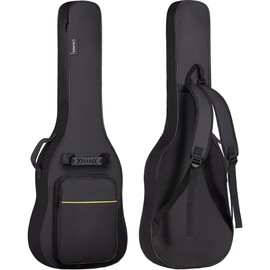 CAHAYA Gig Bag, Lightweight Guitar Case, Black