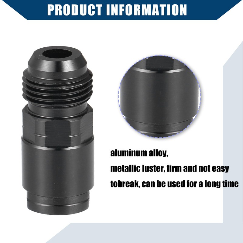 Hihaha Fuel Adapter/for Car/Durable 8AN Male to 3/8" / 2Pcs
