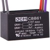 JCM 5 Wire Ceiling Fan Capacitor 4.5 uF + 6