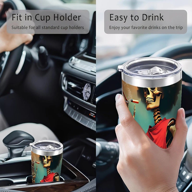 Stylish Collection Series 20oz Double Silver Side Stainless Steel Tumblercapacity: