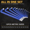 ELEAD Jumbo Hex Key Allen Wrench Set | 13-Piece Metric