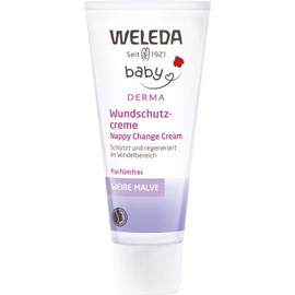Weleda Weisse Malve Baby Cream Natural Cosmetics Skin Cream for the Protection and Regeneration of Irritated Baby Skin Healing Ointment for Nappy Care (1 x 50 ml)