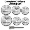 6Pcs HSS Circular Saw Blade Set – Rotary Tool Cutting