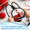 Large 30X 10X Hands Free Magnifying Glass with Light for