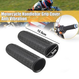 2 Pieces 30mm Inner Diameter Wheelbarrow Antiskid Handle Cover, Soft Rubber Yard Cart Replacement Handlebar Grips for Wheelbarrow, 122mm Length