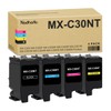 Nadhafko MX-C30NT-B MX-C30NT-C MX-C30NT-M MX-C30NT-Y Toner Cartridge 4-Pack