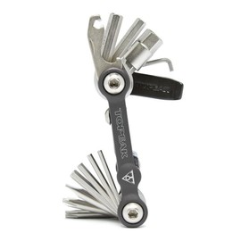 Topeak Mini 18+ Miniwerkzeug 18 Funktionen Faltbar Mini-Tool Fahrrad Innensechskant Reifenheber, 15400065