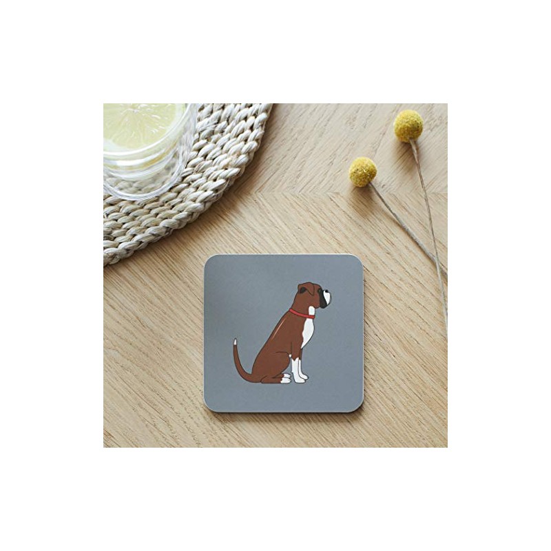 Sweet William Boxer Coaster