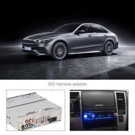 The Lord of the Tools Auto Stereo Radio Kabelbaum Anschlussadapter 16-poliger Anschluss auf Mini ISO 8-poliger Stecker Kabel, kompatibel mit Alpine Car Audio