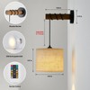 XSDeTu Rechargeable Battery Operated Wall Sconces Set of 2, Modern