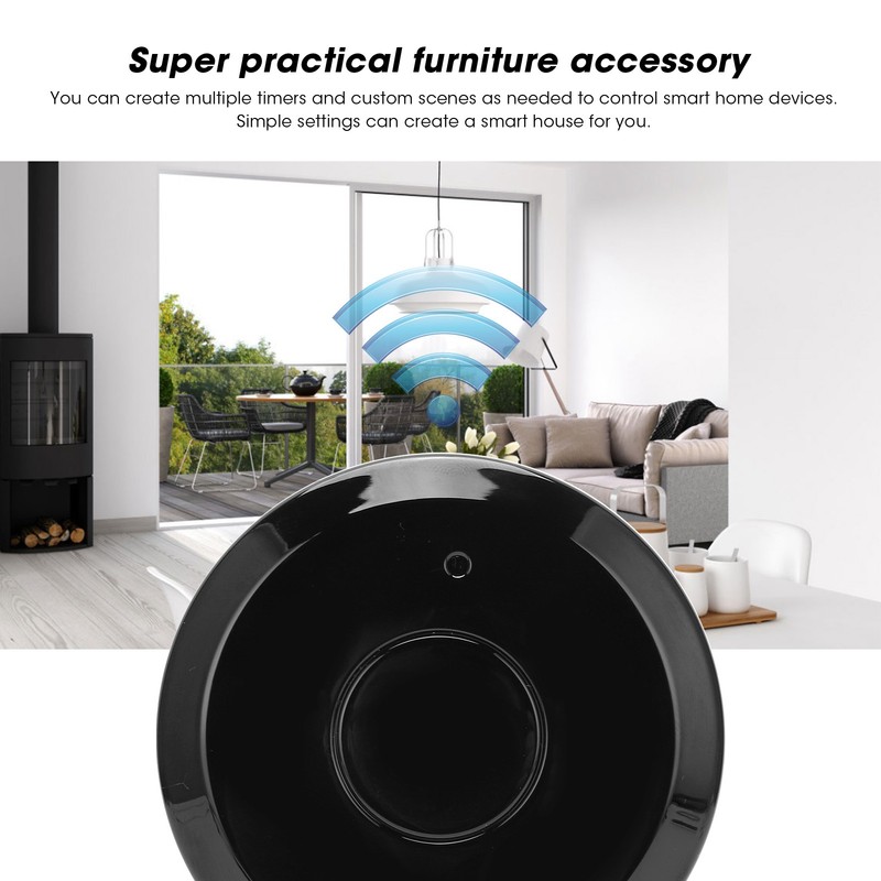 Wifi Remote Control for TUYA Intelligent Infrared Voice Controll Black