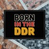 speecheese Born in The DDR Retro Fußmatte in 35x50 cm