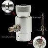 CO2 Refilling Adapter Valve ASA Connector with 8mm Male Plug