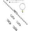 YFFSFDC Ball Chain for Keychains, Ball Diameter 0.18 inches (4.5