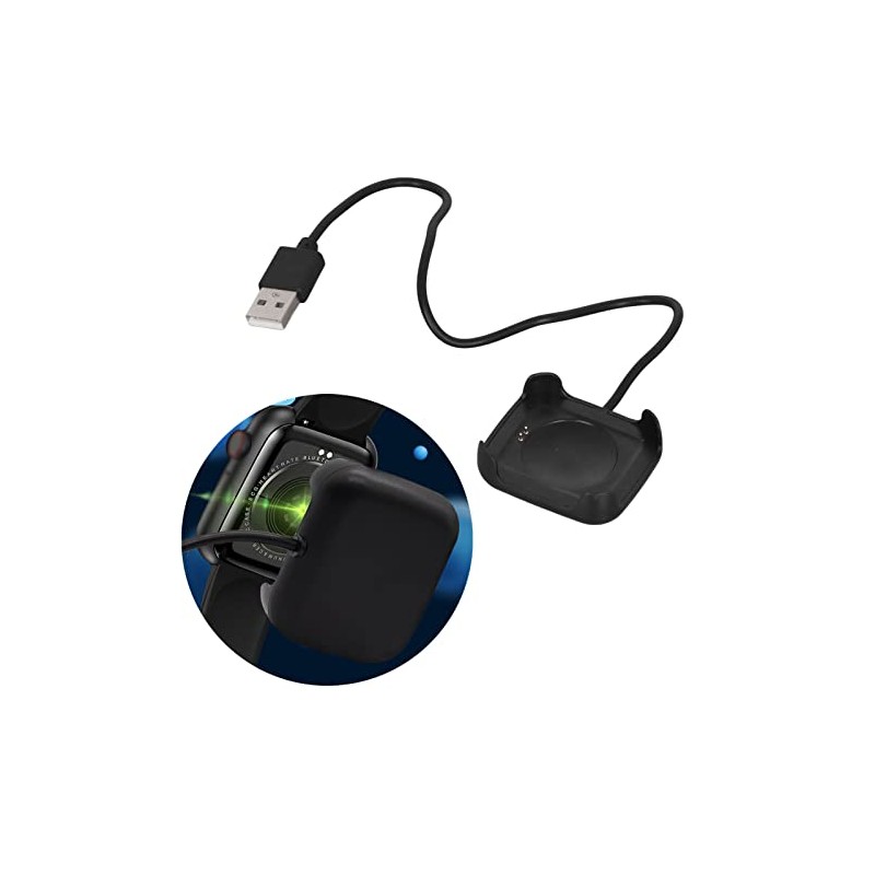 Drfeify Smartwatch-Ladegerät, Smartwatch-Ladegerät, Tragbares Magnetisches Ladegerät mit USB-Ladekabel für SmartwatchNavigation