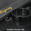 Cigmag Magnetic Bracelets for Men Titanium Steel Bracelet with Adjustable