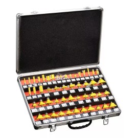 Lovly Kit De Brocas De Fresado 1/4 6.35mm Para Madera, 50 Piezas