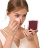 Small Compact 10X Magnifier for Travel - Handheld, Foldable, Lightweight