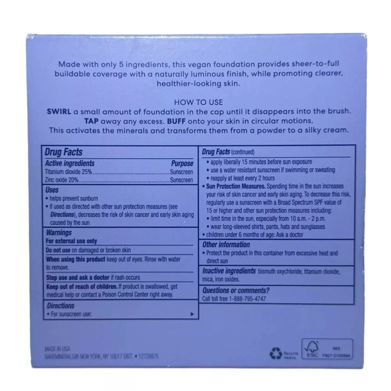 bareMinerals Deluxe Value Size Original Loose Mineral Foundation MEDIUM BEIGE 12