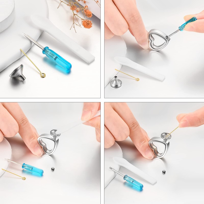 Mini Funnel Set for Cremation Jewelry Filling Kit for Urn