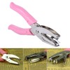 1 Hole Paper Punch with Pink Grip Hole Puncher for