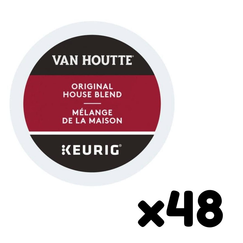 Van Houtte Original House Blend K-Cup Coffee Pods, 48 Count