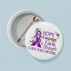 CafePress Hope Courage Faith Sarcoidosis Shirts 1" Round Mini Button