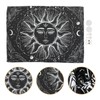 GRIRIW Black White Sun Tapestry Wall Hanging Boho Decor for
