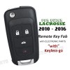 KeylessAutoParts for Buick LaCrosse 2010 2011 2012 2013 2014 15