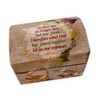 Wedding Wood Chest Mini Box Religious Gift Rosary Trinket Keepsake