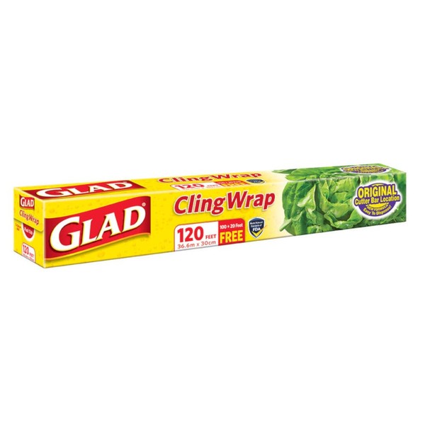 Glad Cling Wrap, 100 sq ft (Pack of 1)