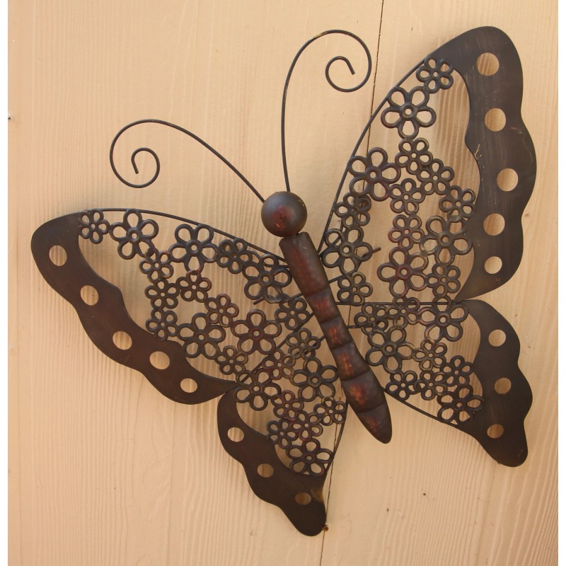 SHORELY YOURS DECOR Metal Butterfly Wall Decor - Extra Large