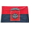 3x5 AIRBORNE 82nd Flag Nylon Embroidered Double Sided (Red Blue)