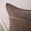Madizz Set of 2 Short Chenille Throw Pillow Covers 24x24