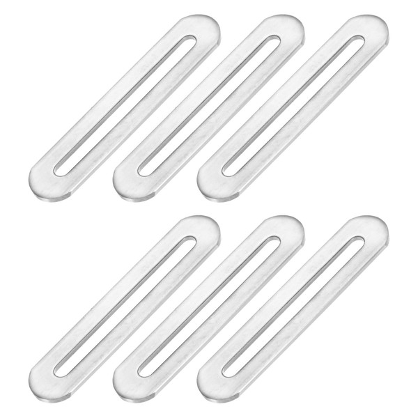 M METERXITY 6-Pack Adjustable Flat Mending Plate Support with Single