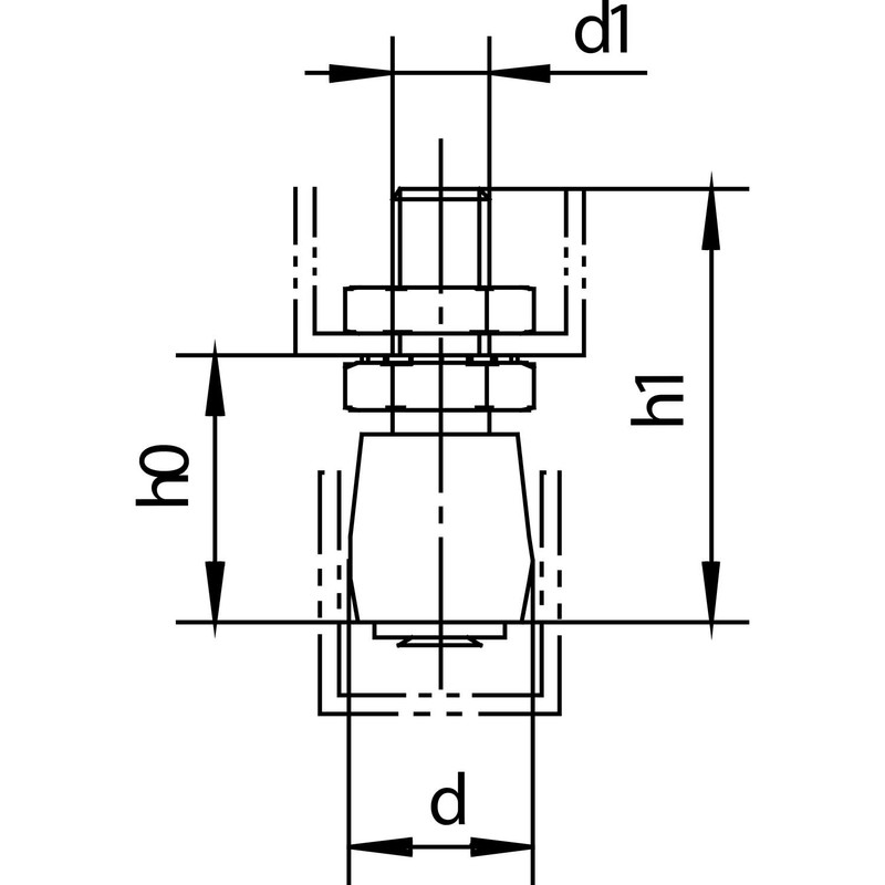 Format 4041518016271 – Helm 449 S fñhrungsrolle Kunststoff f.u-schiene440