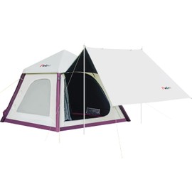 Peirhw Inflatable Tent, Inflatable Camping Tent with Pump, Easy Setup 4 Season Waterproof Windproof Outdoor Blow Up Tent, Suitable for Adults and Children Outdoor Camping