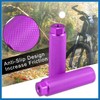 A ABSOPRO Pair Rear Foot Pegs Footrests Purple for Bicycle
