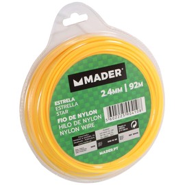 Nylonfaden – Sternfaden 2,5 mm, 92 m Länge, ideal für Gartenarbeit und Handwerk, robust und langlebig