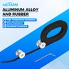 MUXSAM 2m GT2-6mm Open Belt KIT, 2Pcs GT2 Aluminum Timing