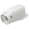 Inaba Denko Pipe Fitting Cover Wall Corner Wall Outlet White
