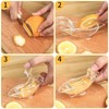 2 Pcs Manual Lemon Juicer,Portable Clear Lemon Squeezer, Acrylic Manual