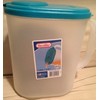 Sterilite Plastic Pitcher Water Jug Drink Dispenser Blue Atoll Lid