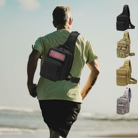 Slingback premium 4-color style military outdoor crossbag 02.Khaki (plain)