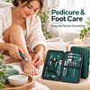 24-Piece Stainless Steel Manicure Pedicure Set – Green Nail Clippers,
