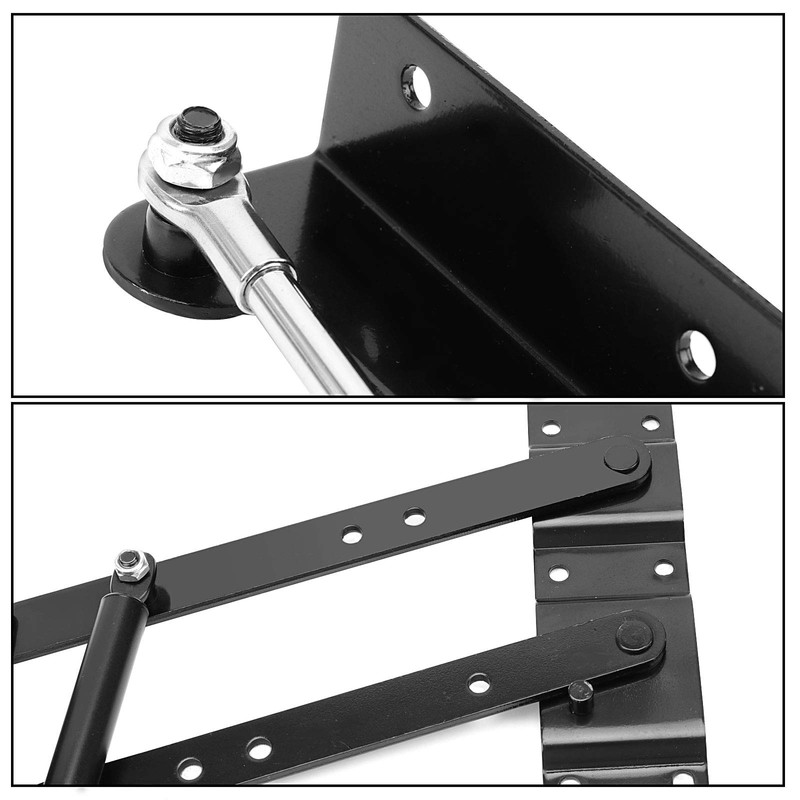 ZOENHOU 2 Pair 150N Folding Gas Hydraulic Lift Up Table