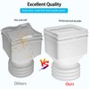 HAHOME 2 Pack Rain Gutter Downspout Extensions,Drain Downspout Extender Diverter,