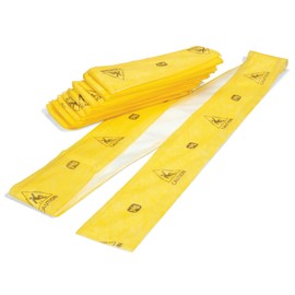 PIG Water Absorb-&-Lock Absorbing Strips | 10 Strips | 5" W x 10' L | Absorbs up to 2 gal per Strip | PM50807