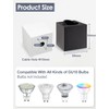 YindaLux Surface-Mounted Spotlight Black - Ceiling Spotlights LED 30° Swivelling