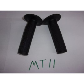 MOTORHEADTOYS MX VINTAGE STYLE BLACK 1/2 WAFFLE GRIPS SUZUKI RM RMZ PE SP RMX TM DR DS TC TM